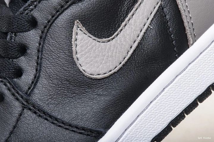 Air  Retro Jordan Black Gray Shadow High 1 555088-013 OG 0211